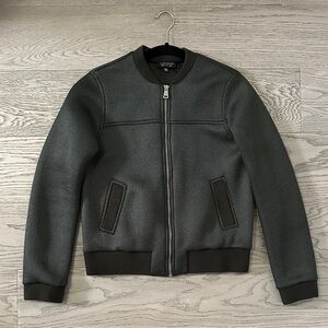Topshop Dark Green Bomber Jacket